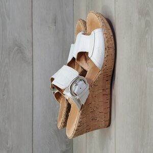 Born Women Comfort Cork Wedge Sandals shoes sz 10
